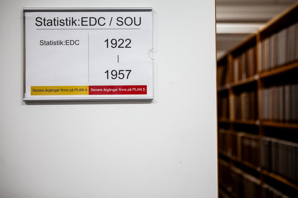 Samlingar av statistik från Europeiska Unionen samt Statens offentliga utredningar.
